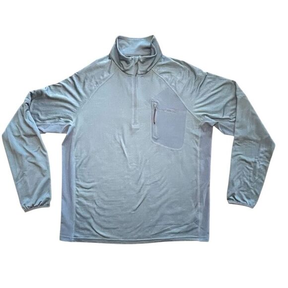 Columbia Men's 1/4 Zip Windbreaker Jacket Blue Size L Casual Outdoor - Picture 1 of 6
